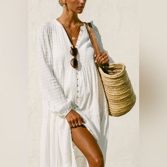 SOLAI white maxi dress, small - Picture 5 of 10